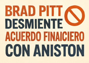 Brad Pitt desmiente acuerdo financiero con Aniston